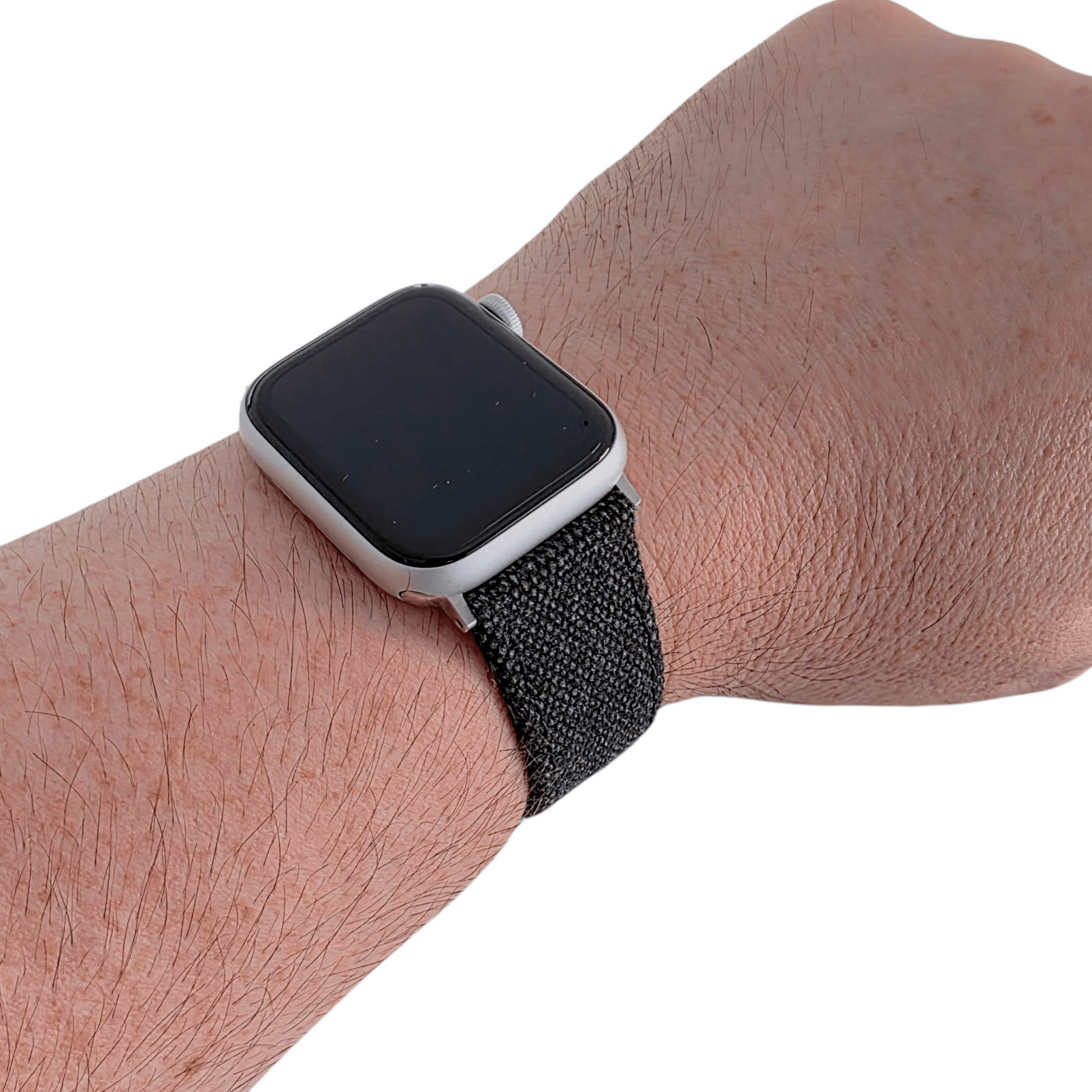 Luxury Canvas Watch Strap For Apple Watch Black - Wrist Envy