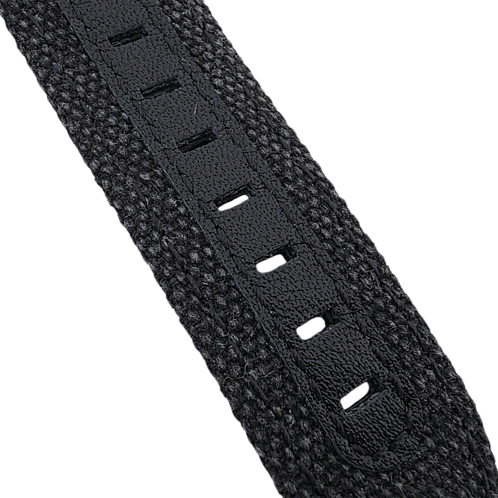 Luxury Canvas Watch Strap For Apple Watch Black - Wrist Envy