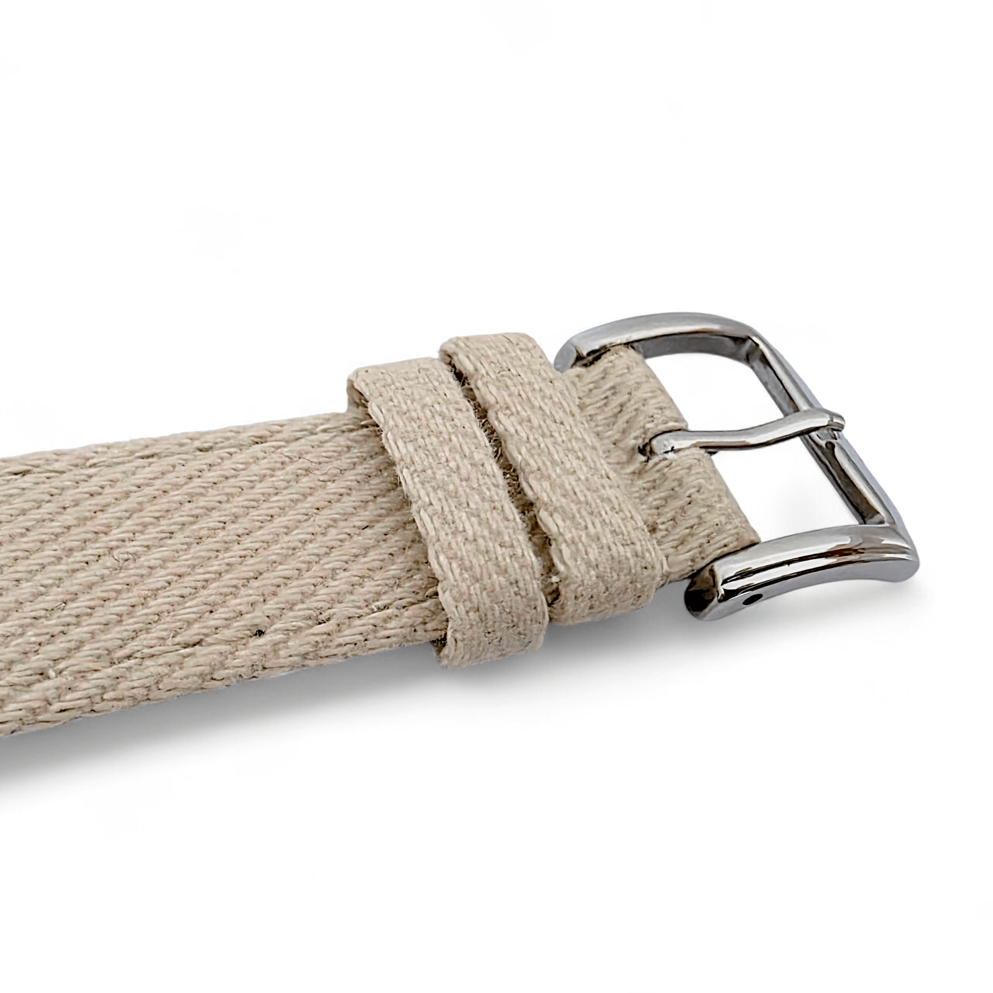 Luxury Denim Twill Strap For Apple Watch Light Starlight - Wrist Envy