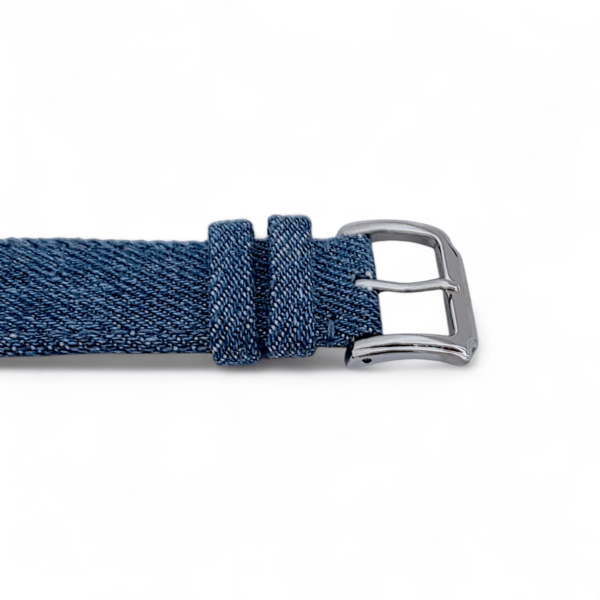 Luxury Denim Watch Strap For Apple Watch Raw Blue - Wrist Envy