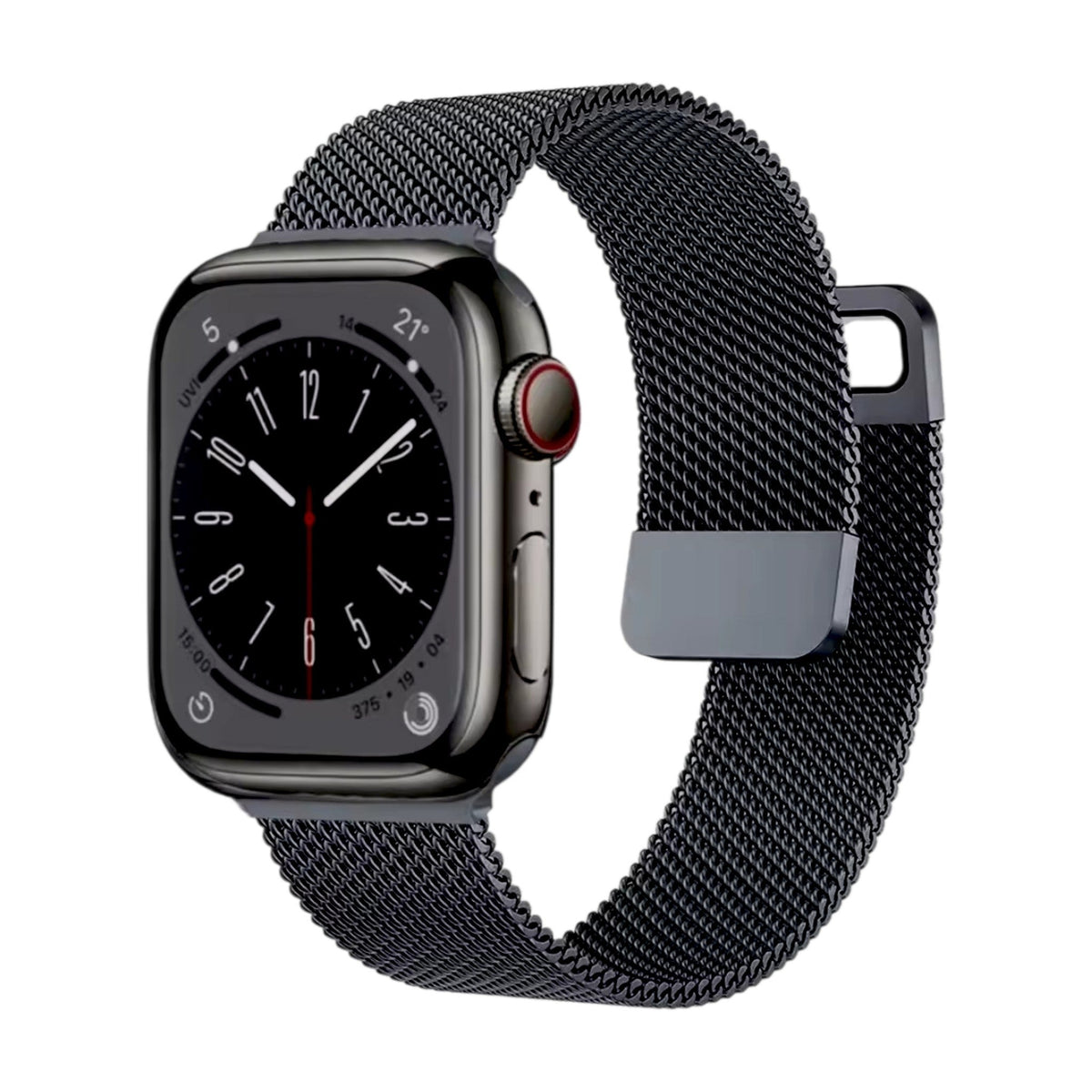 Milanese Double Magnet Bracelet for Apple Watch Black - Wrist Envy