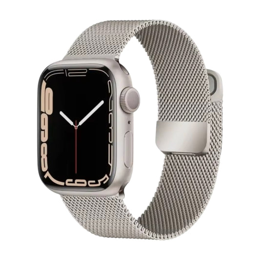 Milanese Double Magnet Bracelet For Apple Watch Starlight - Wrist Envy