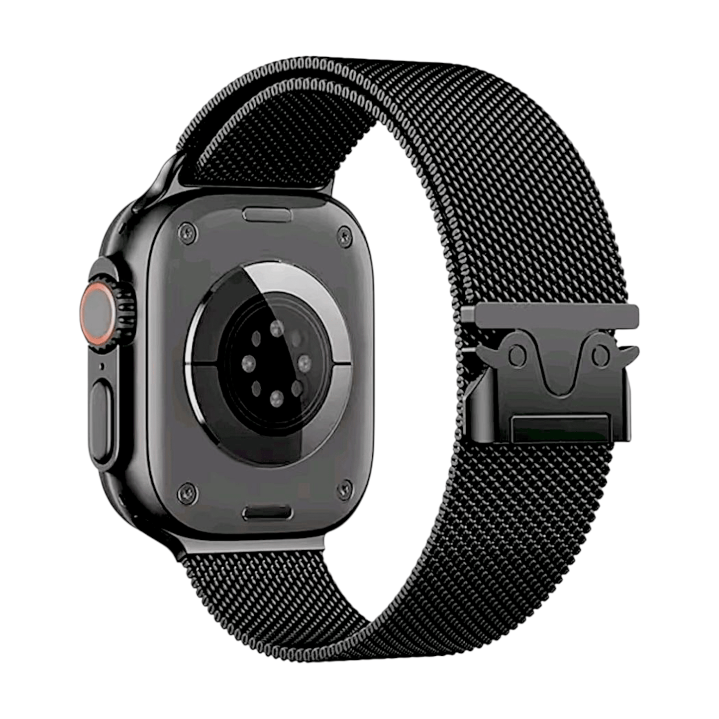 Milanese Loop Mesh Bracelet For Apple Watch Black - Wrist Envy