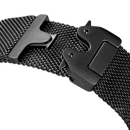 Milanese Loop Mesh Bracelet For Apple Watch Black - Wrist Envy