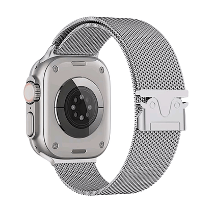 Milanese Loop Mesh Bracelet For Apple Watch Silver - Wrist Envy
