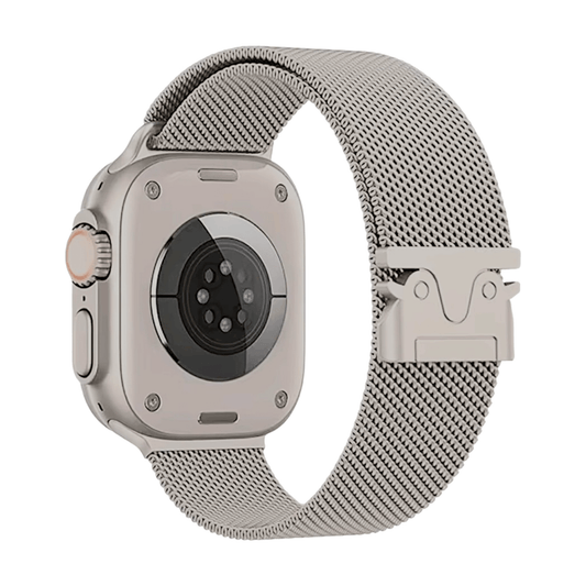 Milanese Loop Mesh Bracelet For Apple Watch Titanium - Wrist Envy