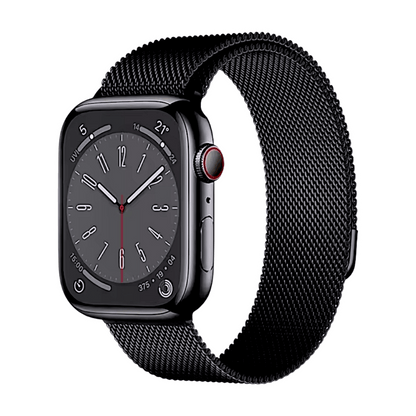Milanese Mesh Steel Bracelet for Apple Watch Black - Wrist Envy