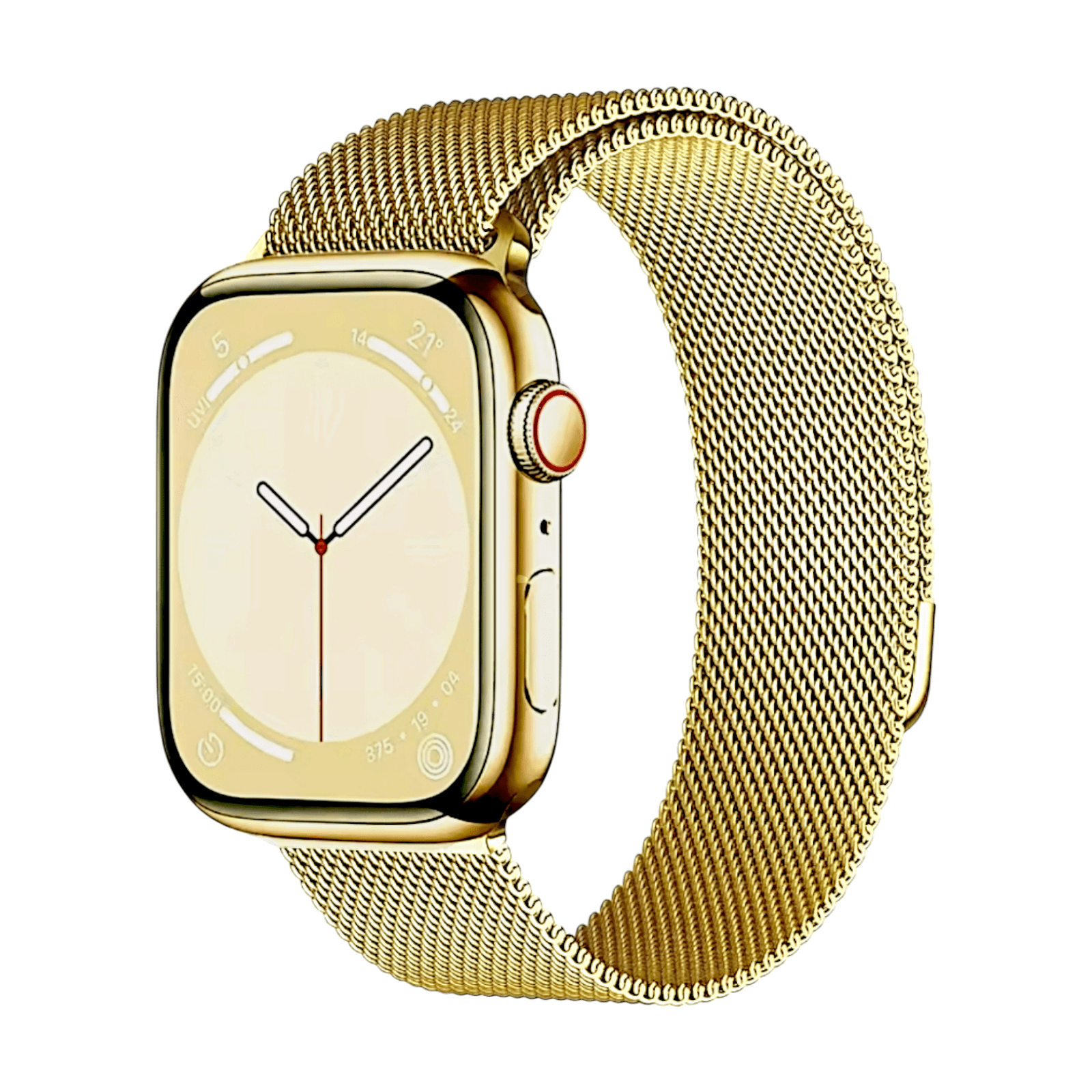 Milanese Mesh Steel Bracelet for Apple Watch Gold Wrist Envy