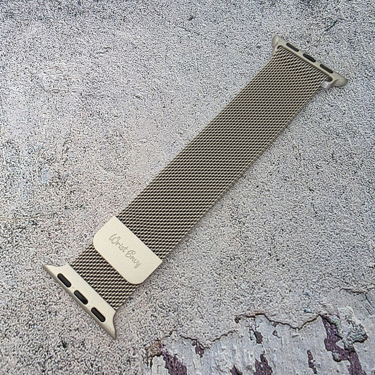 Milanese Mesh Steel Bracelet For Apple Watch Starlight - Wrist Envy
