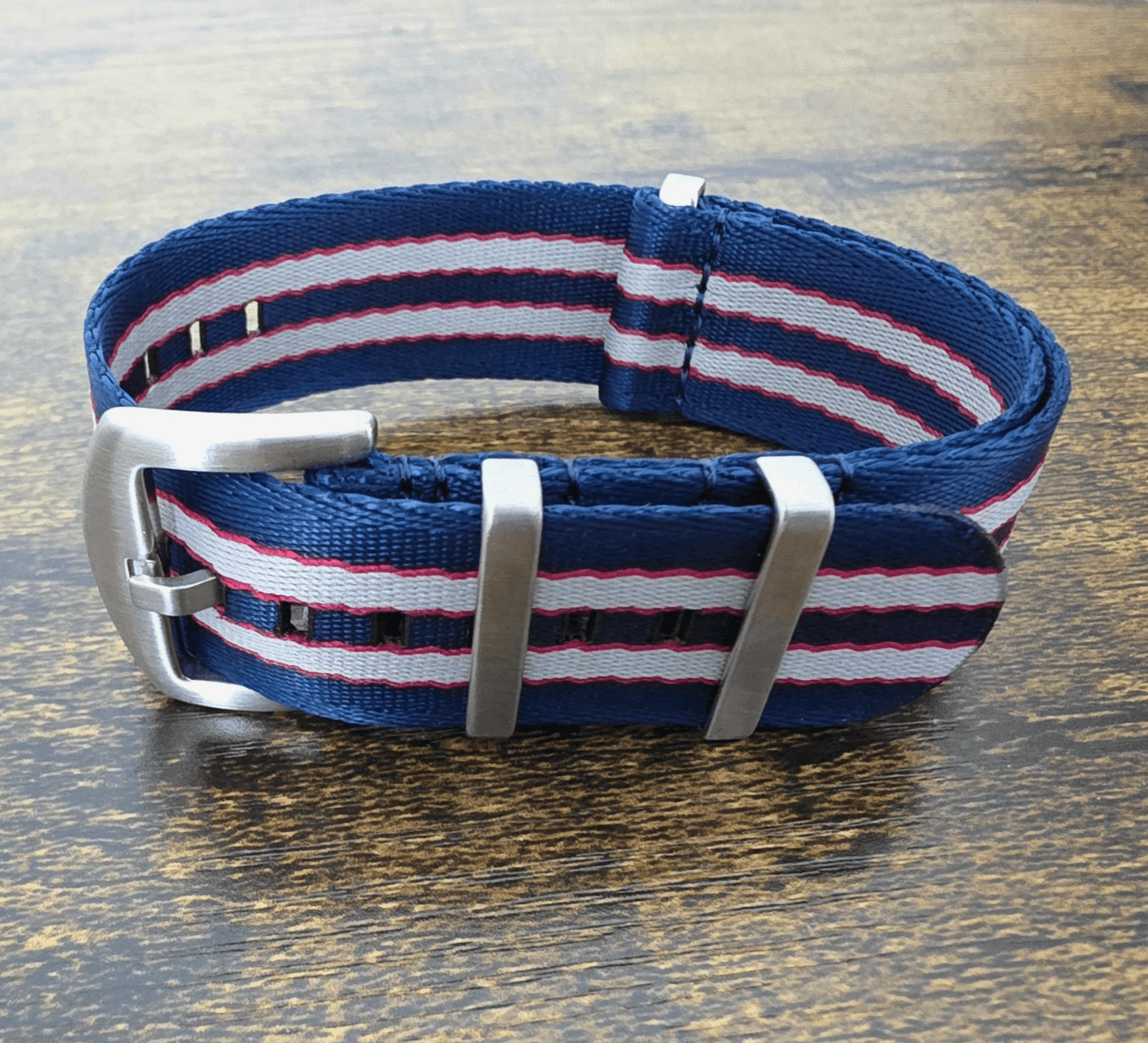 Nylon Military Watch Strap Band One Piece G10 MOD Divers Mens 22mm Blue Red Grey - Wrist Envy