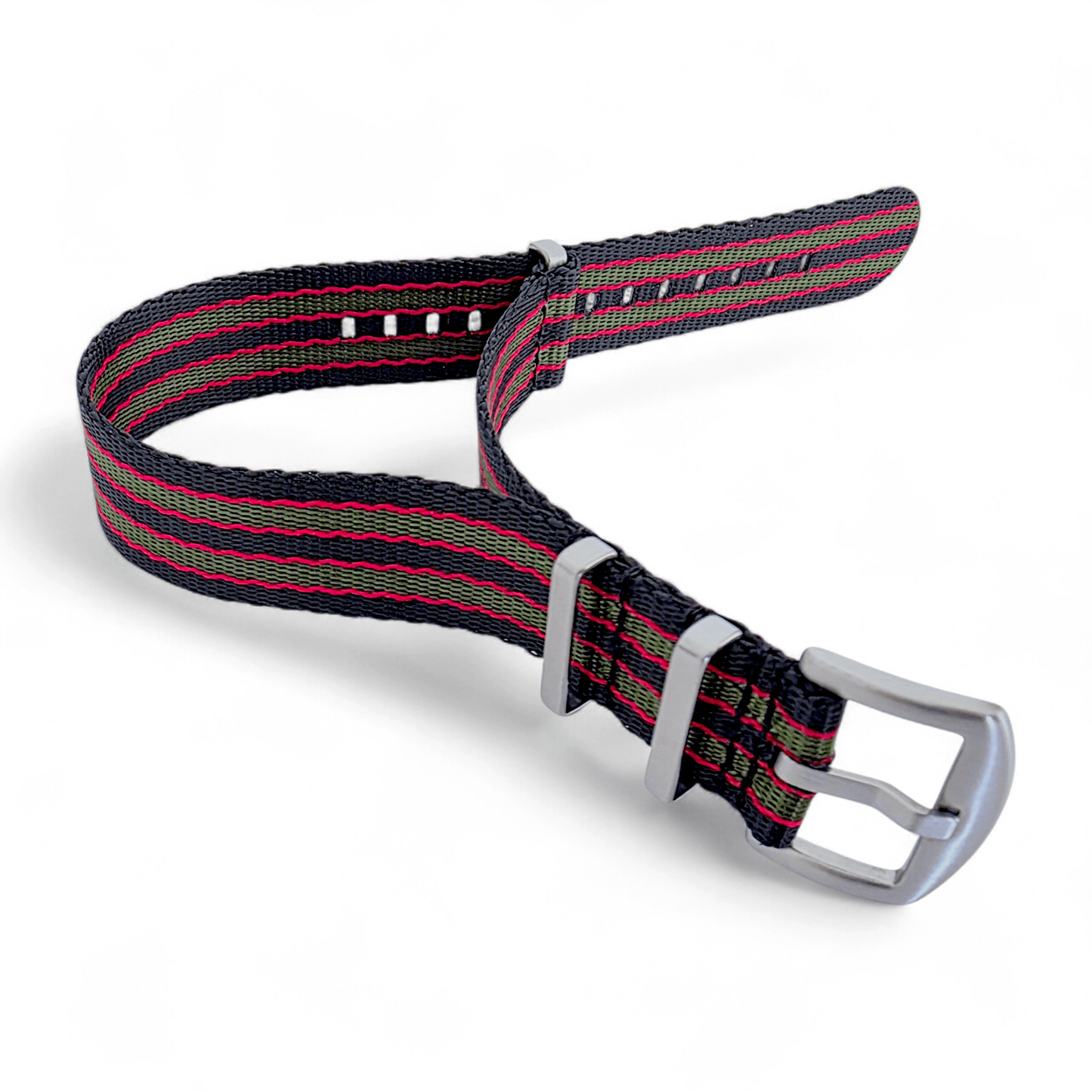 Nylon Watch Strap Band Bond 007 Military One Piece 18mm 20mm 22mm - Wrist Envy