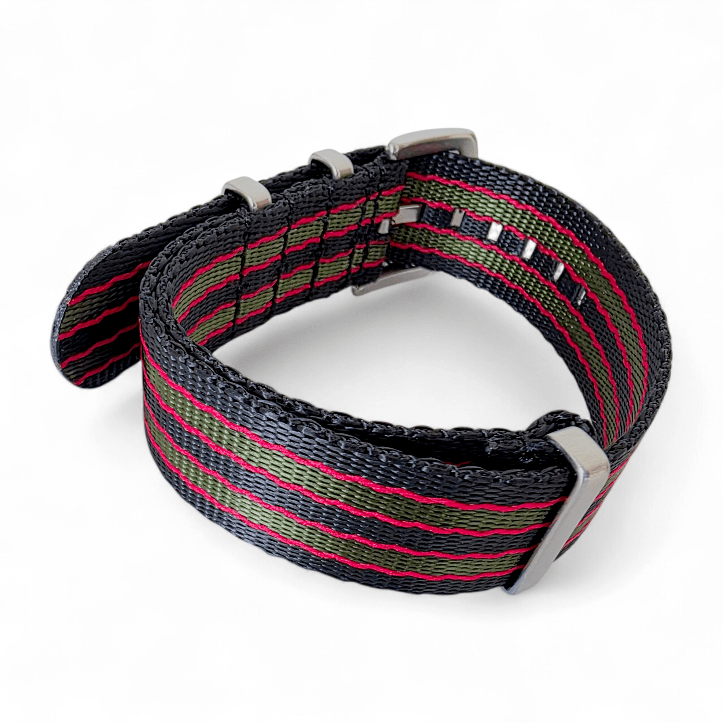 Nylon Watch Strap Band Bond 007 Military One Piece 18mm 20mm 22mm - Wrist Envy