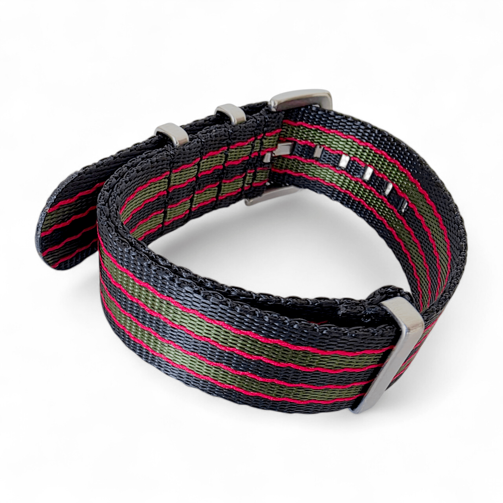 Nylon Watch Strap Band Bond 007 Military One Piece 18mm 20mm 22mm - Wrist Envy