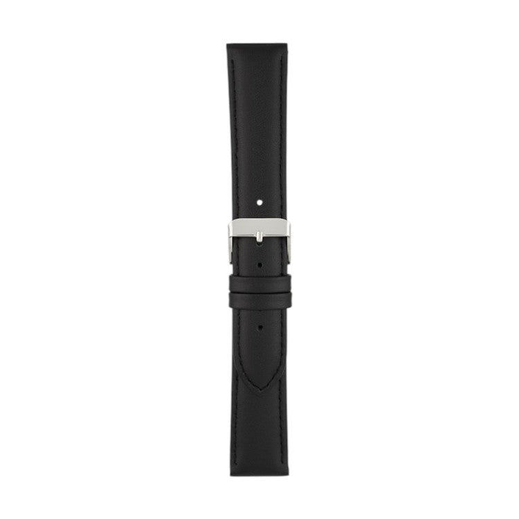 Padded Leather Watch Strap 8mm to 30mm Black - Wrist Envy