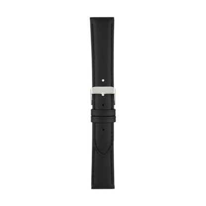 Padded Leather Watch Strap 8mm to 30mm Black - Wrist Envy