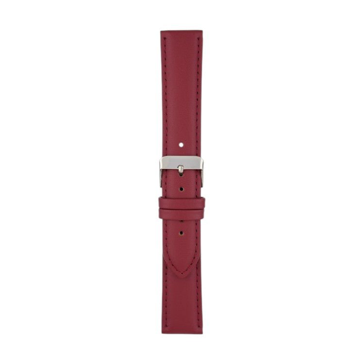 Padded Leather Watch Strap 8mm to 30mm Red - Wrist Envy