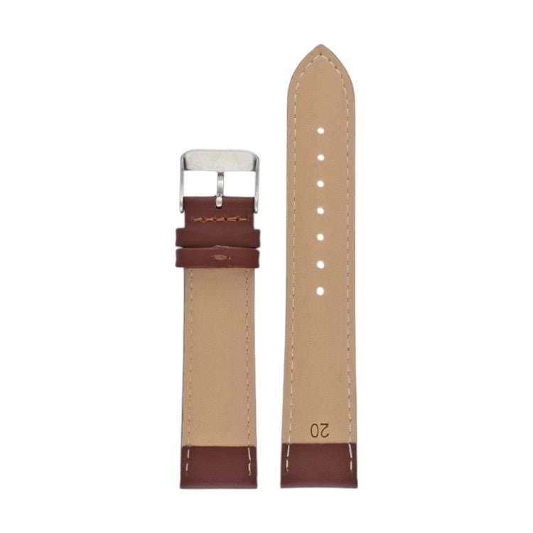 Padded Leather Watch Strap 8mm to 30mm Tan - Wrist Envy