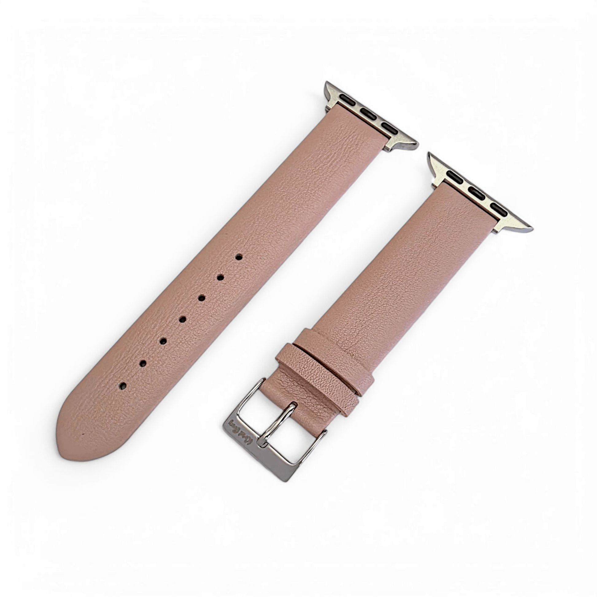 Piu Bello Italian Leather Strap for Apple Watch Dusty Pink - Wrist Envy