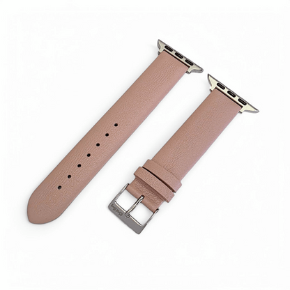 Piu Bello Italian Leather Strap for Apple Watch Dusty Pink - Wrist Envy