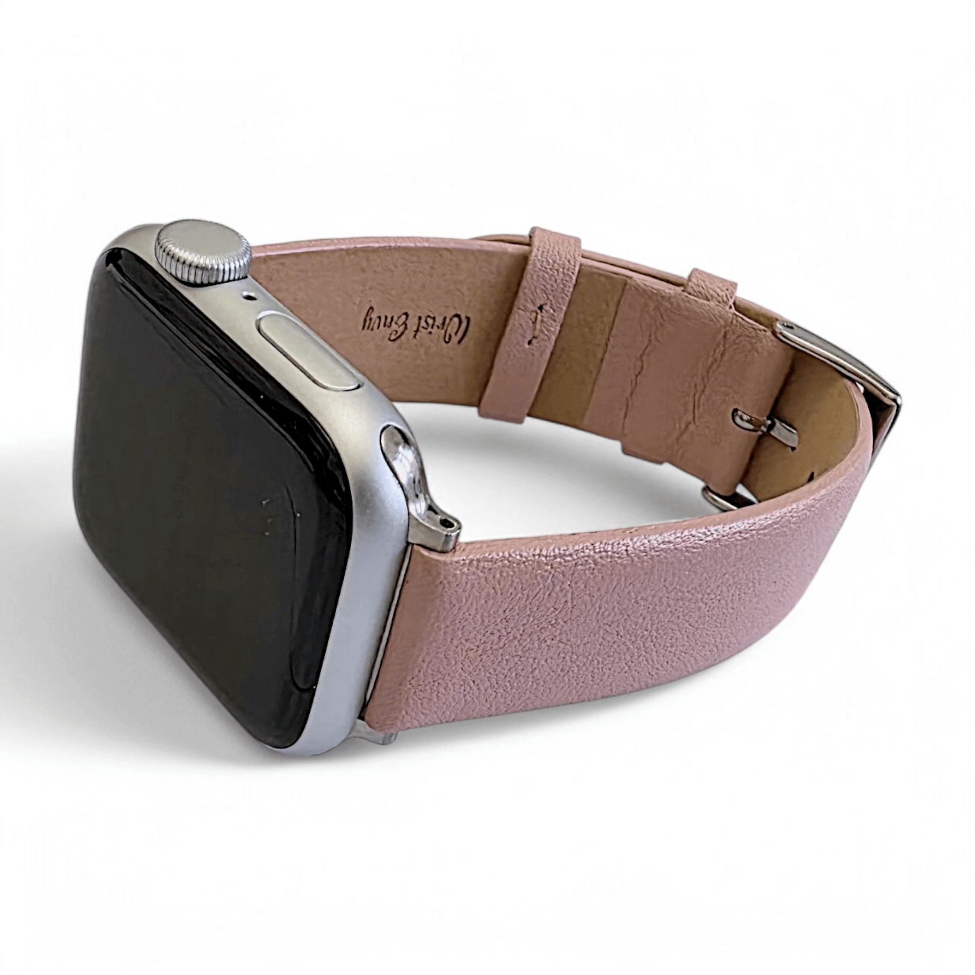 Piu Bello Italian Leather Strap for Apple Watch Dusty Pink - Wrist Envy