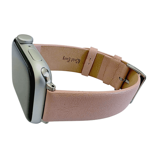 Piu Bello Italian Leather Strap for Apple Watch Dusty Pink - Wrist Envy