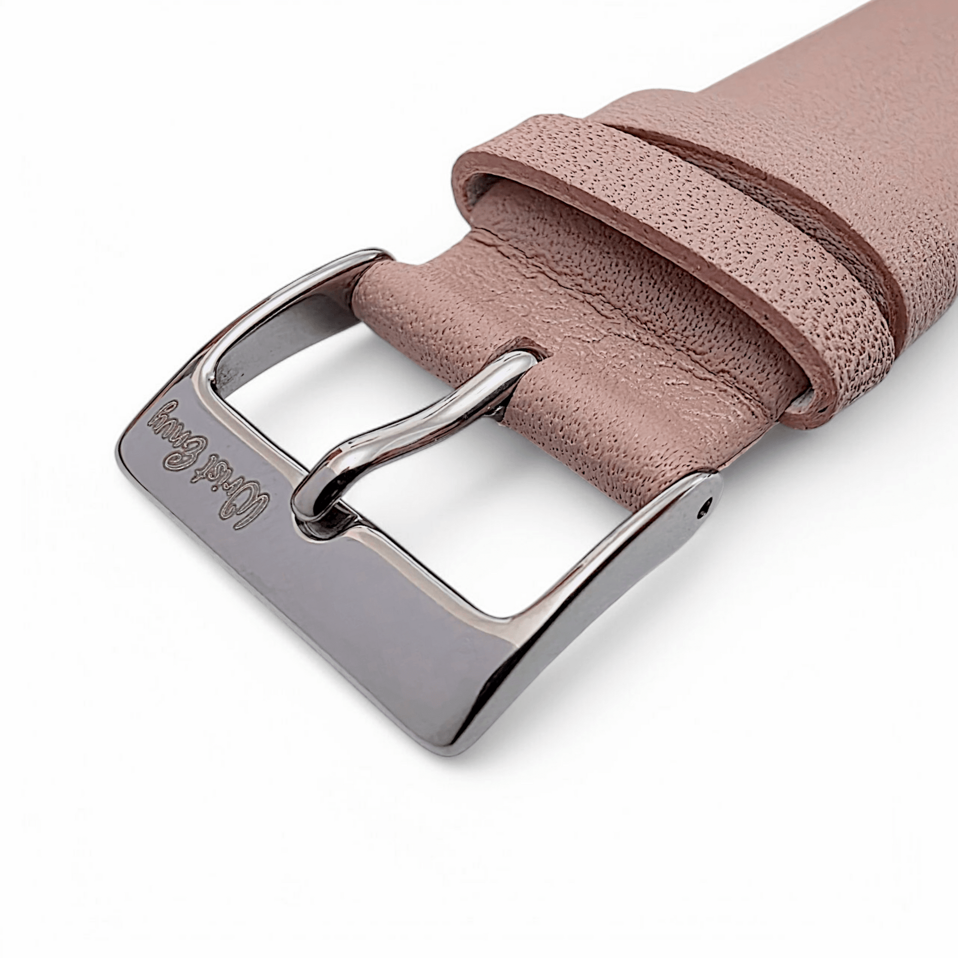 Piu Bello Italian Leather Strap for Apple Watch Dusty Pink - Wrist Envy