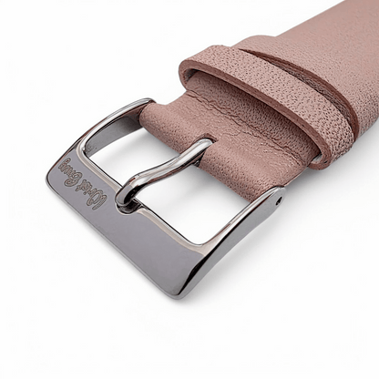 Piu Bello Italian Leather Strap for Apple Watch Dusty Pink - Wrist Envy