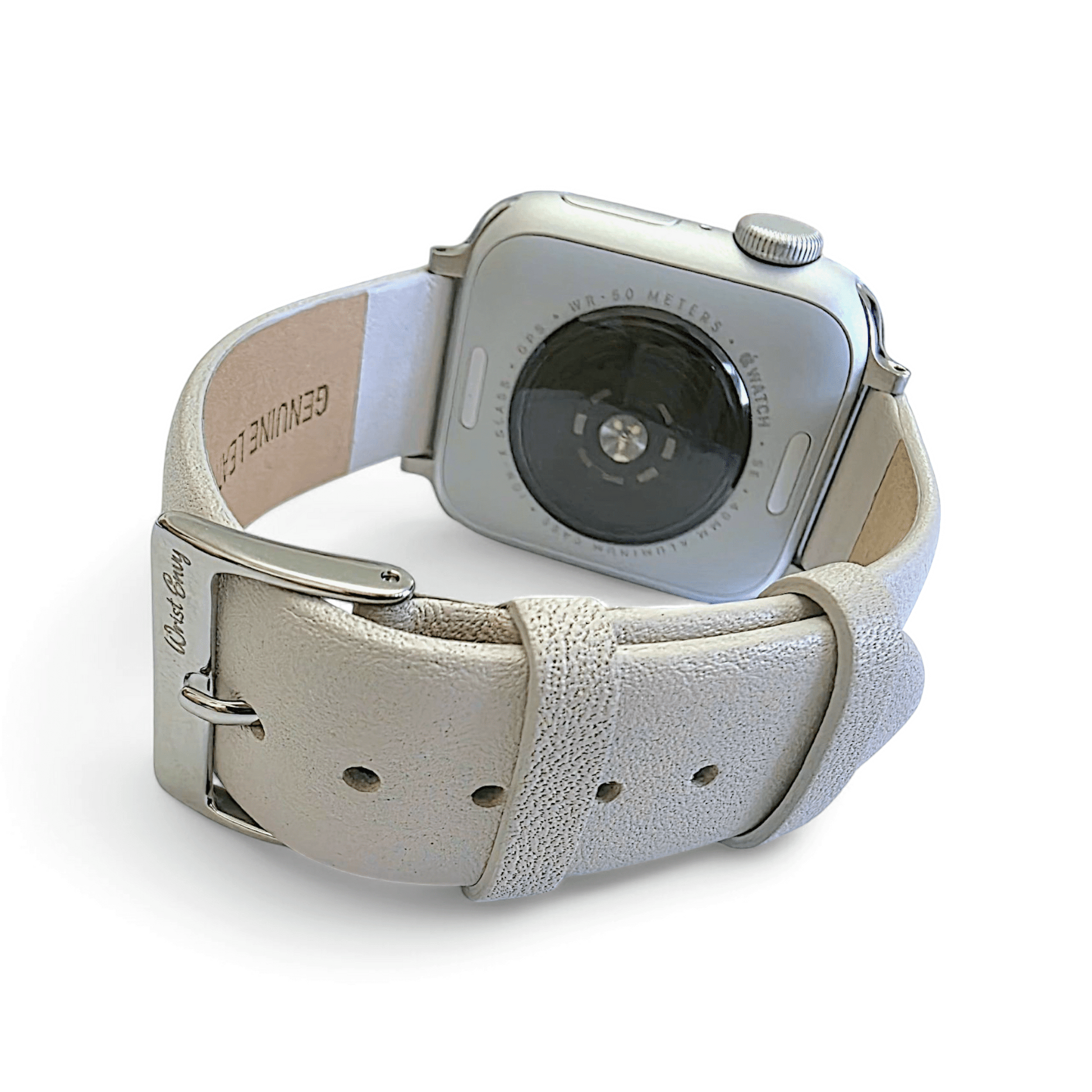 Piu Bello Italian Leather Strap for Apple Watch Starlight - Wrist Envy