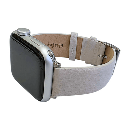 Piu Bello Italian Leather Strap for Apple Watch Starlight - Wrist Envy