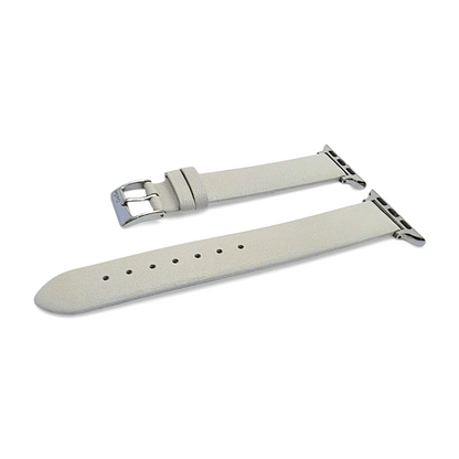 Piu Bello Italian Leather Strap for Apple Watch Starlight - Wrist Envy