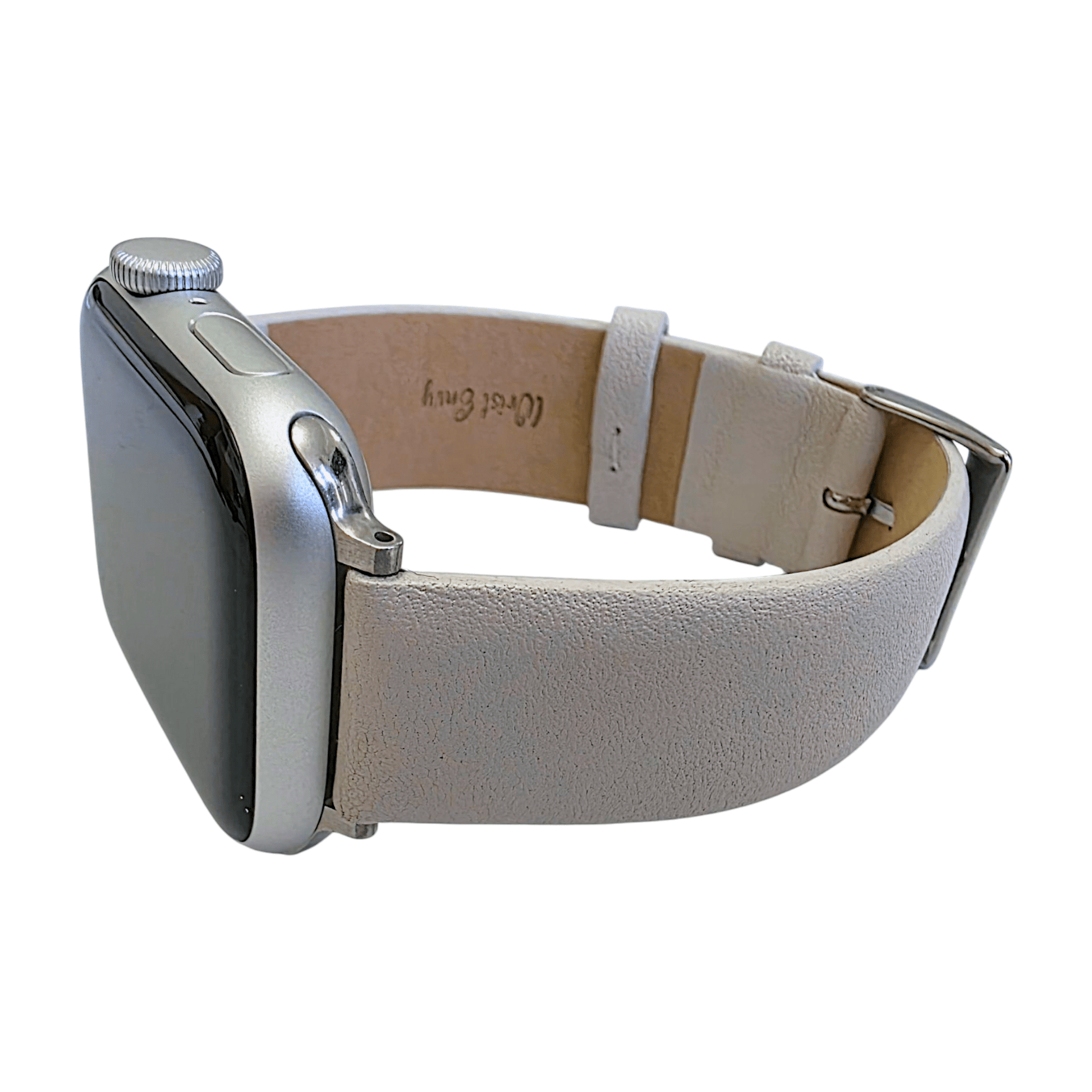 Piu Bello Italian Leather Strap for Apple Watch Starlight - Wrist Envy