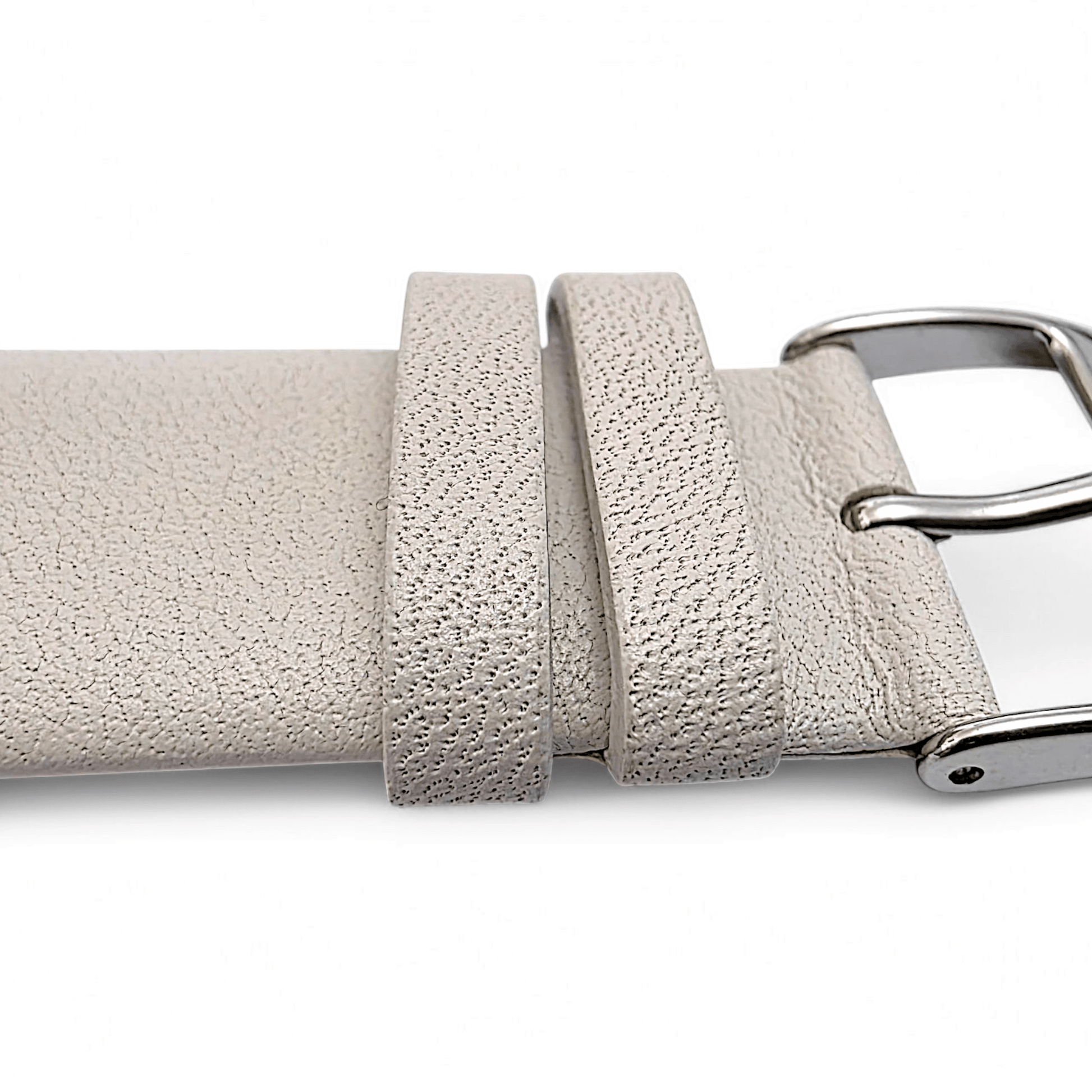 Piu Bello Italian Leather Strap for Apple Watch Starlight - Wrist Envy