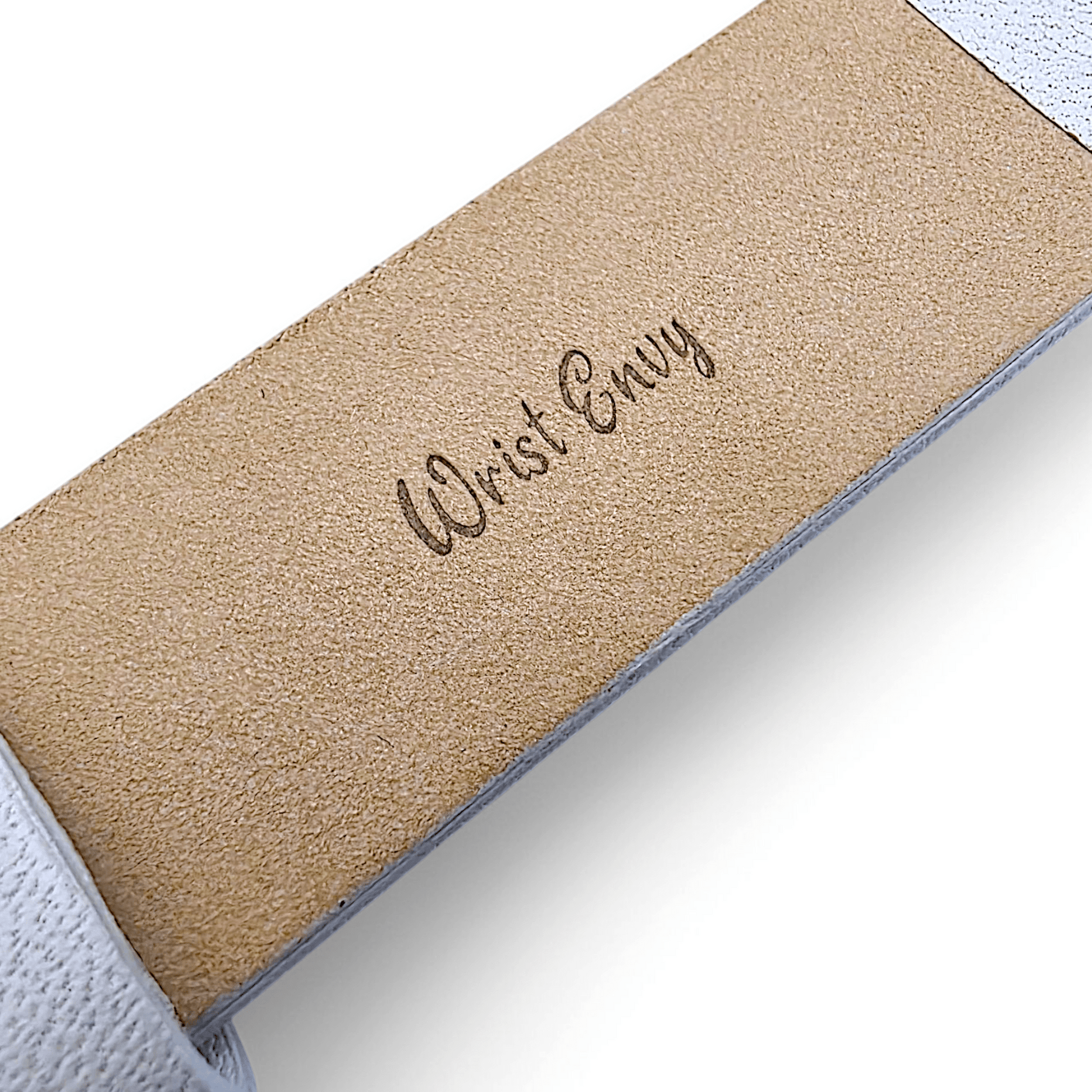 Piu Bello Italian Leather Strap for Apple Watch Starlight - Wrist Envy