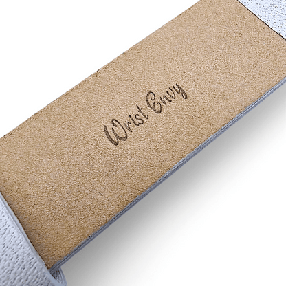 Piu Bello Italian Leather Strap for Apple Watch Starlight - Wrist Envy
