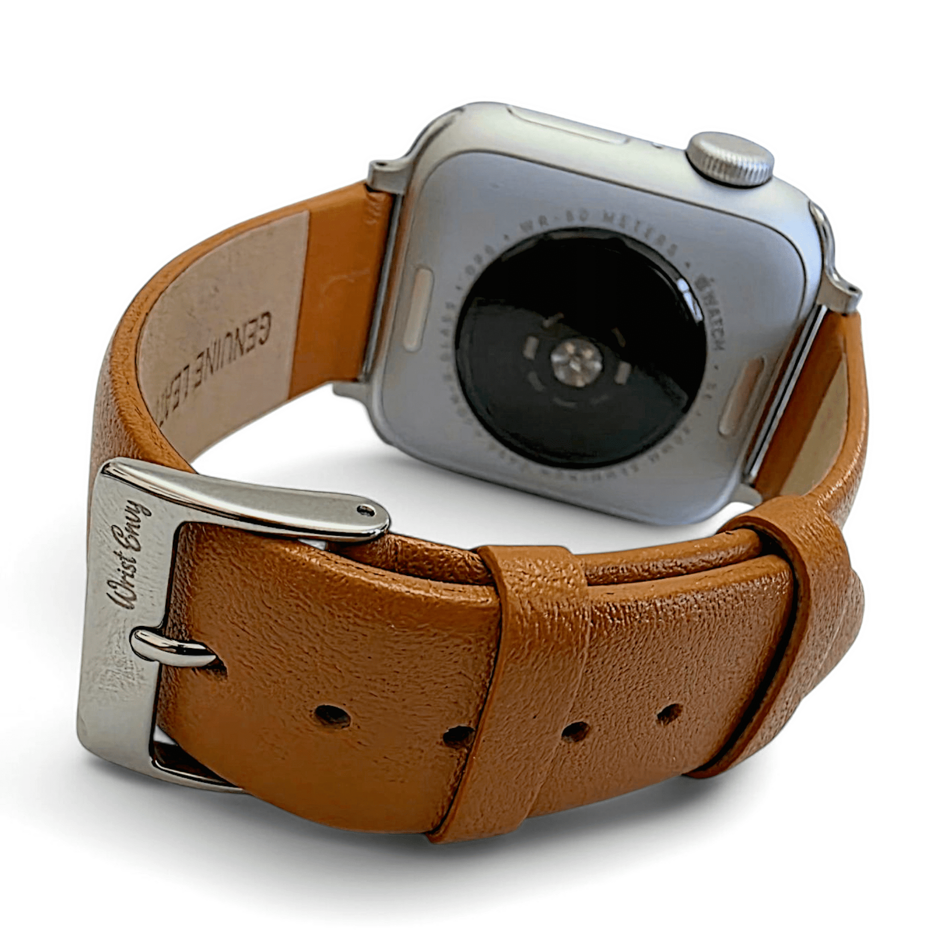 Piu Bello Italian Leather Strap for Apple Watch Tan Brown - Wrist Envy