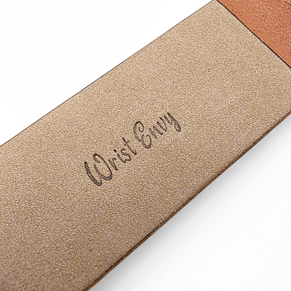 Piu Bello Italian Leather Strap for Apple Watch Tan Brown - Wrist Envy