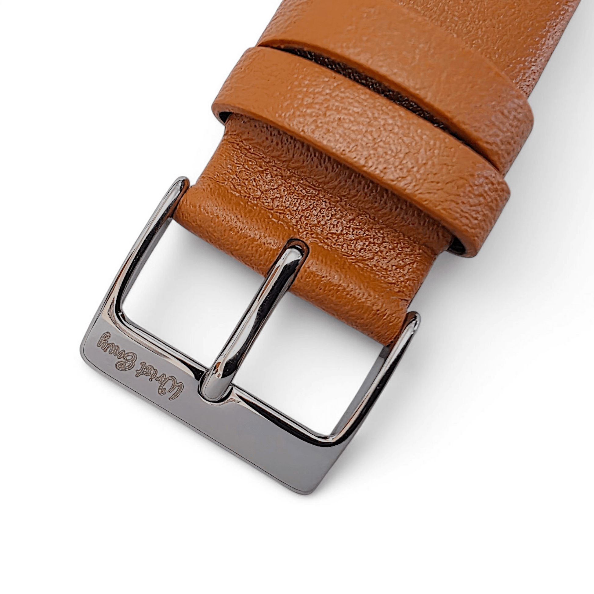 Piu Bello Italian Leather Strap for Apple Watch Tan Brown - Wrist Envy