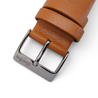 Piu Bello Italian Leather Strap for Apple Watch Tan Brown - Wrist Envy