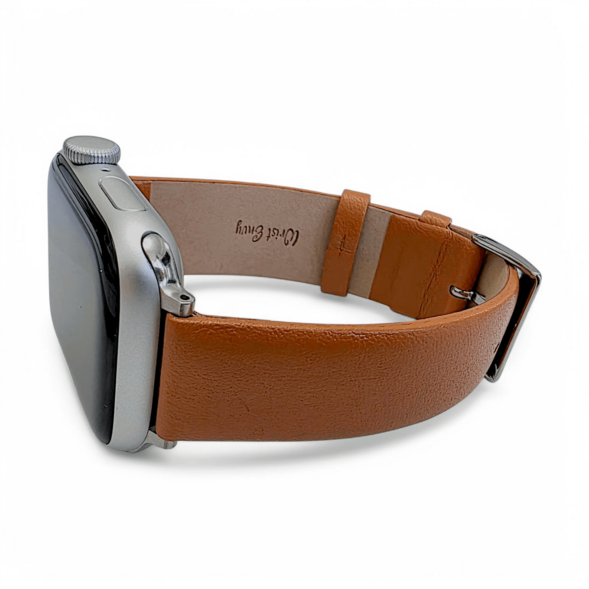 Piu Bello Italian Leather Strap for Apple Watch Tan Brown - Wrist Envy