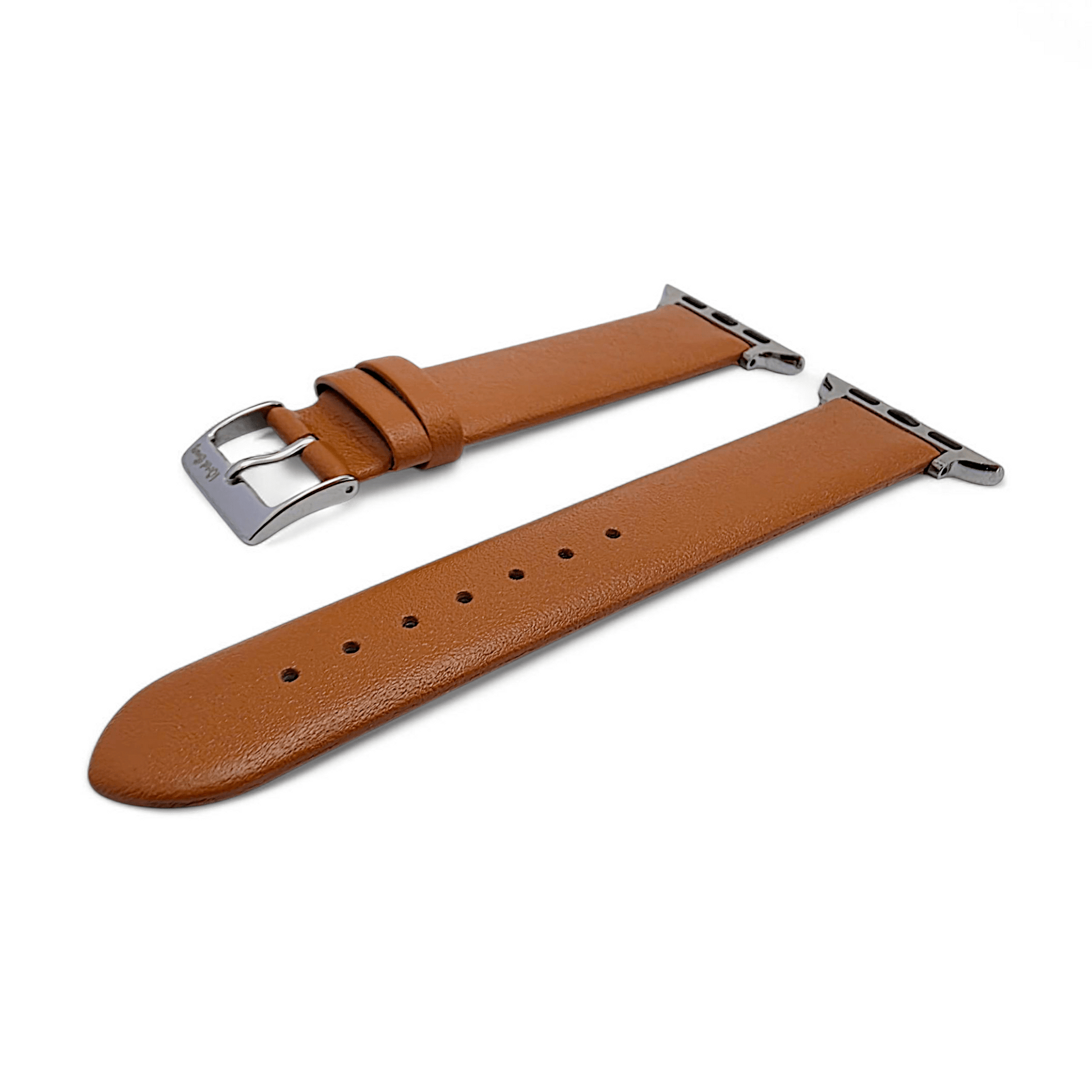 Piu Bello Italian Leather Strap for Apple Watch Tan Brown - Wrist Envy