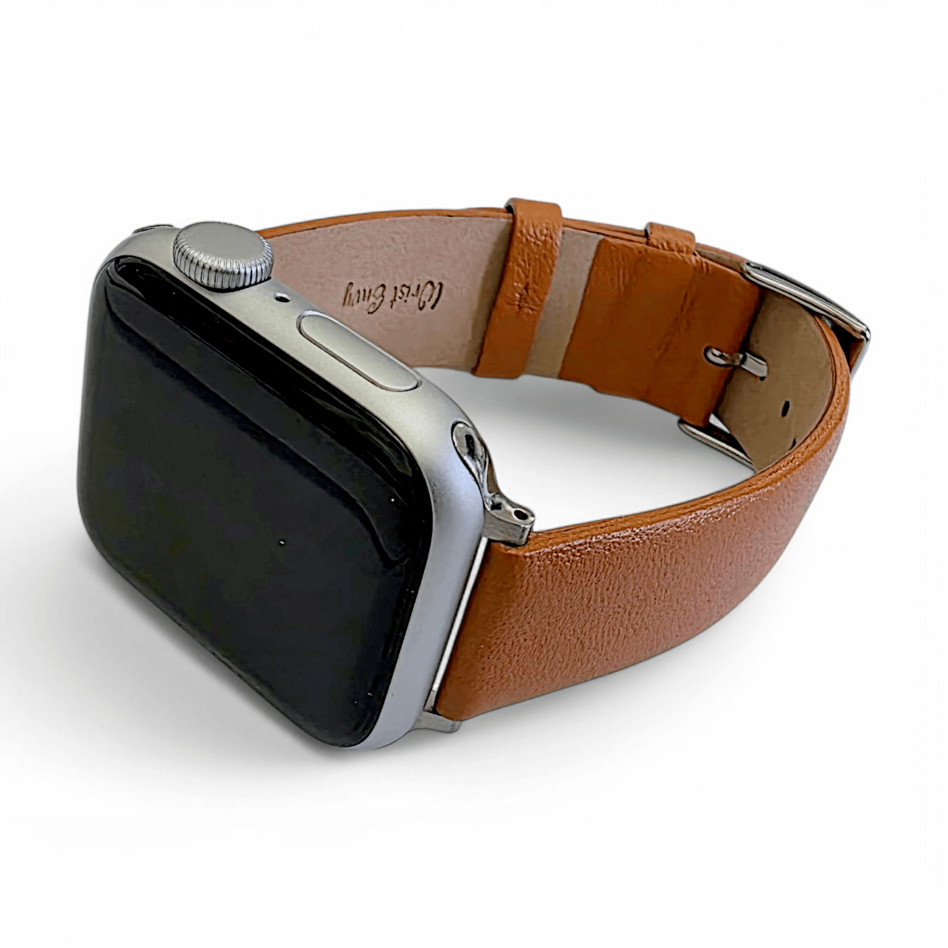 Piu Bello Italian Leather Strap for Apple Watch Tan Brown - Wrist Envy