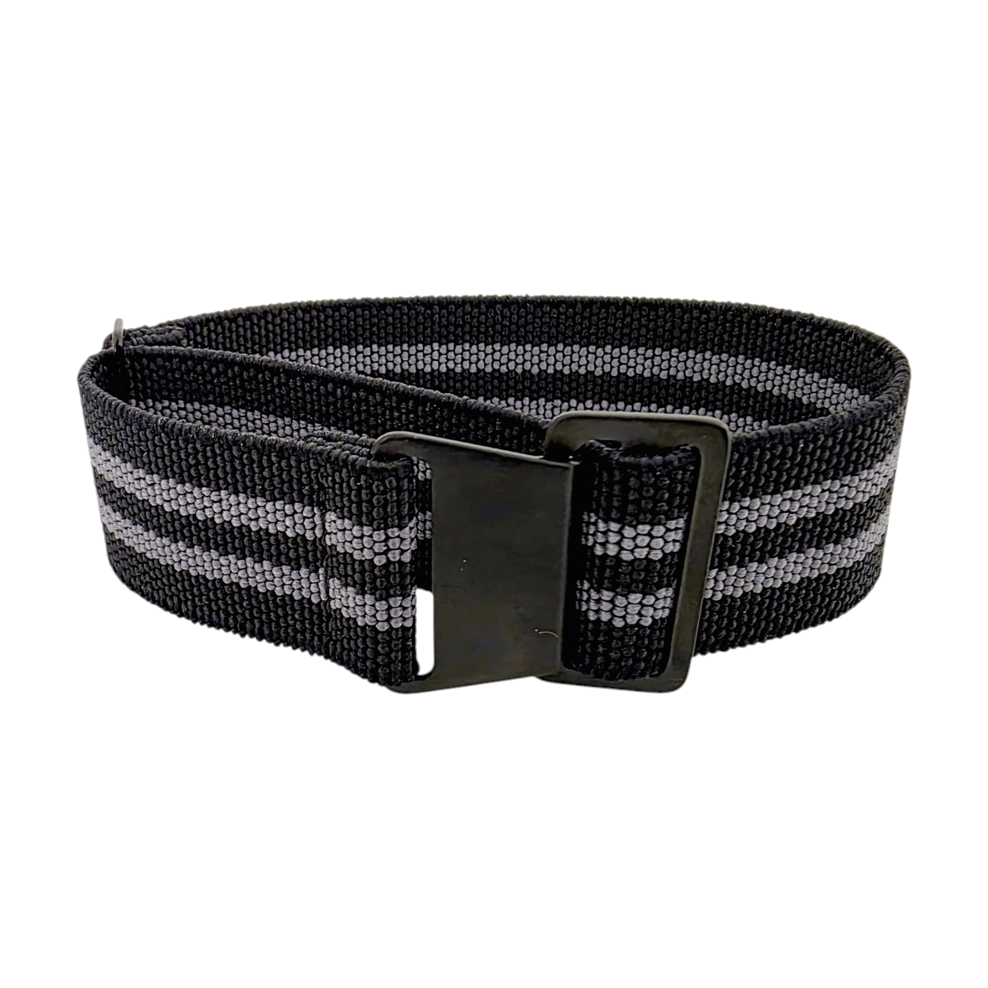 Premium Black Clasp Elastic Nylon French Marine Nationale Watch Strap Band 20mm 22mm - Wrist Envy