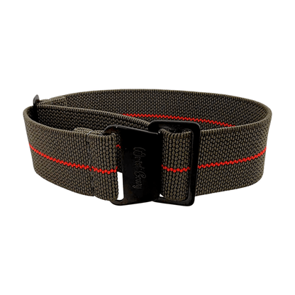 Premium Black Clasp Elastic Nylon French Marine Nationale Watch Strap Band 20mm 22mm - Wrist Envy