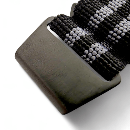 Premium Black Clasp Elastic Nylon French Marine Nationale Watch Strap Band 20mm 22mm - Wrist Envy