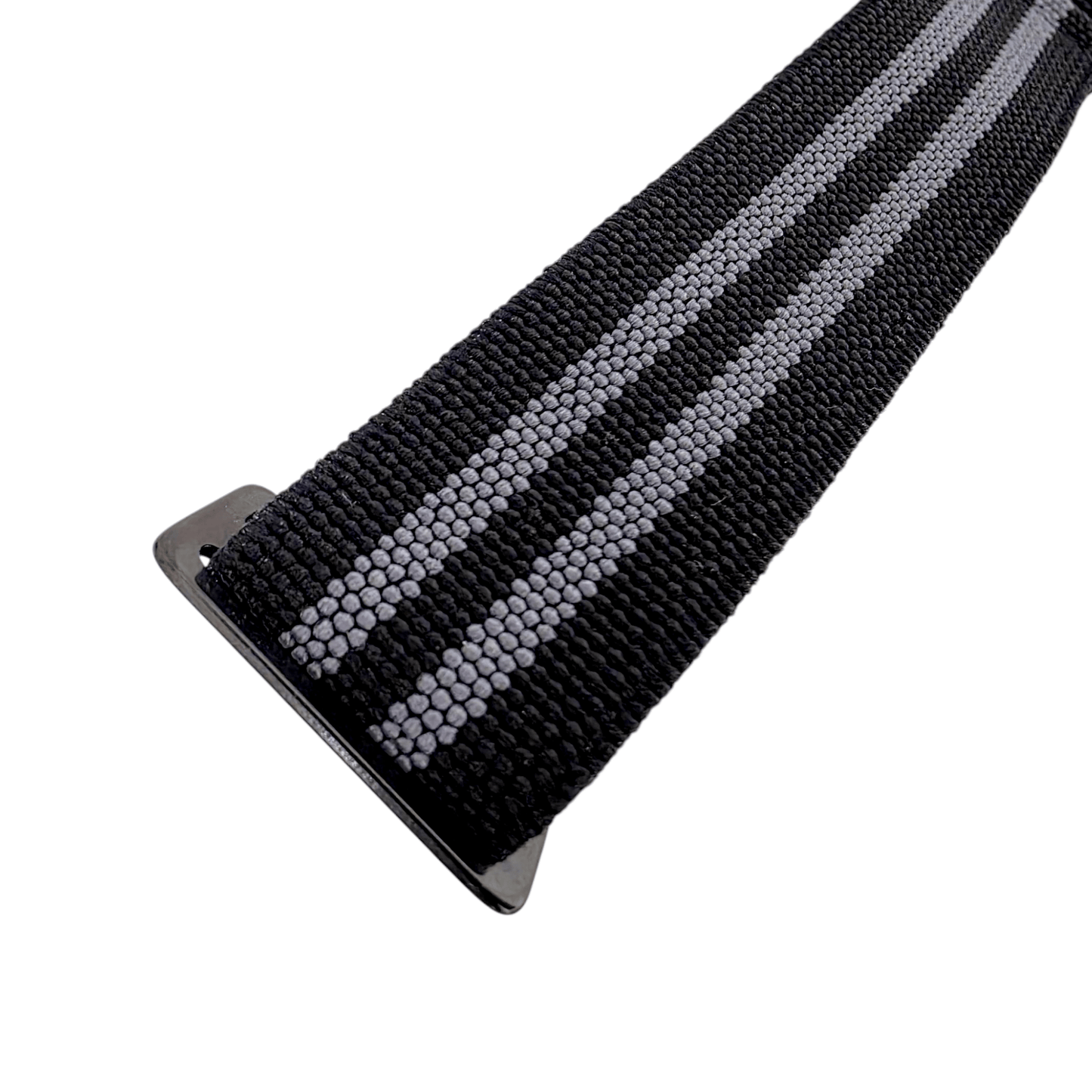 Premium Black Clasp Elastic Nylon French Marine Nationale Watch Strap Band 20mm 22mm - Wrist Envy