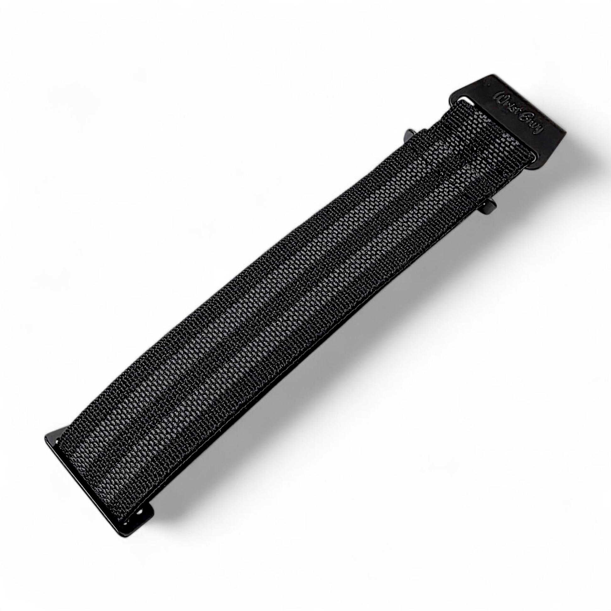 Premium Black Clasp Elastic Nylon French Marine Nationale Watch Strap Band 20mm 22mm - Wrist Envy