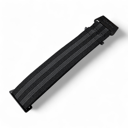 Premium Black Clasp Elastic Nylon French Marine Nationale Watch Strap Band 20mm 22mm - Wrist Envy