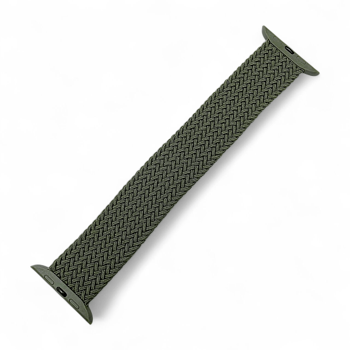 Premium Braided Solo Loop Watch Strap For Apple Watch Army Green - Wrist Envy