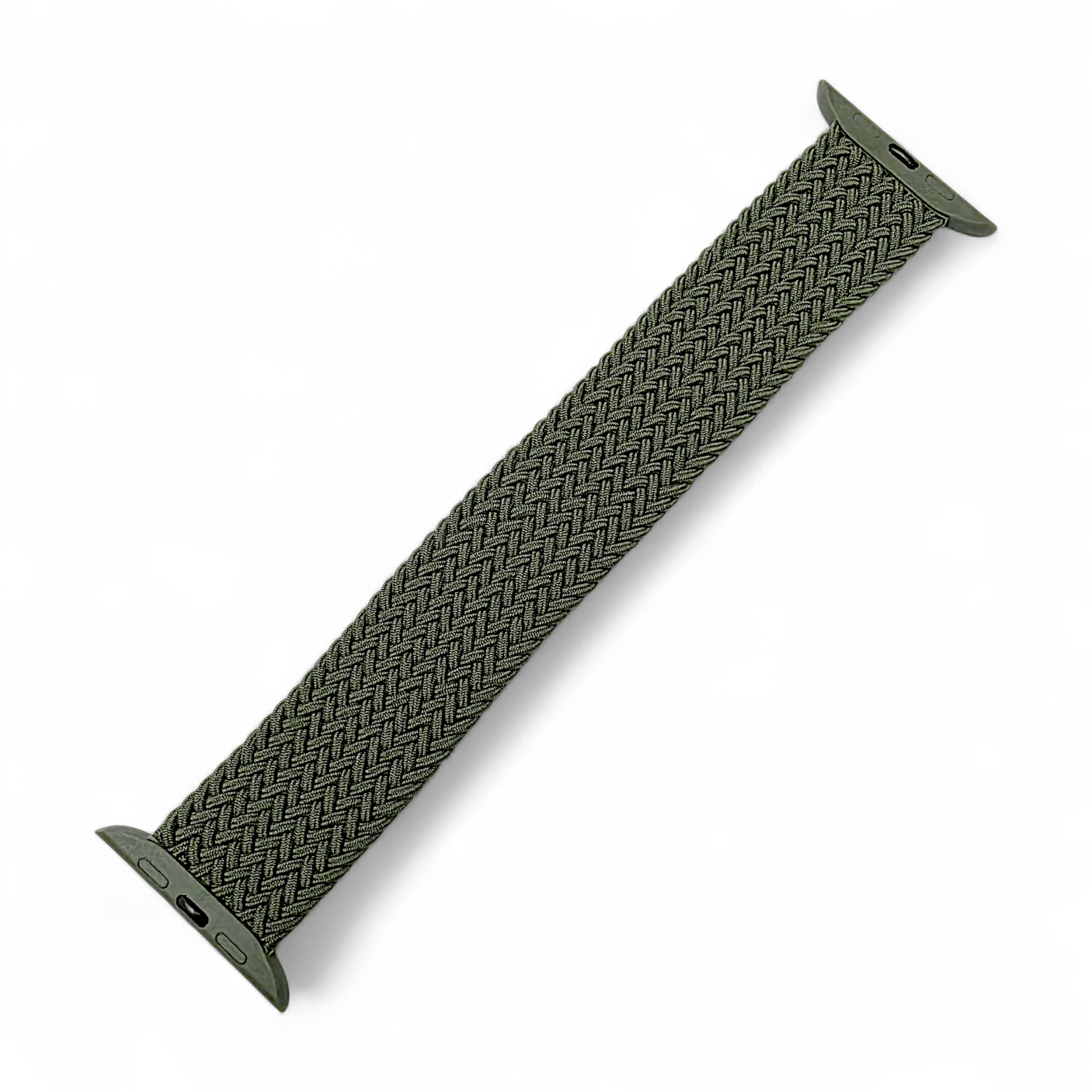 Premium Braided Solo Loop Watch Strap For Apple Watch Army Green - Wrist Envy