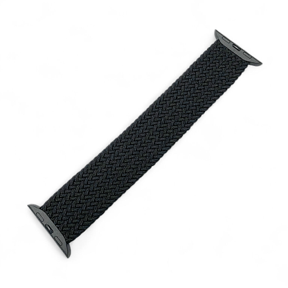 Premium Braided Solo Loop Watch Strap For Apple Watch Black - Wrist Envy